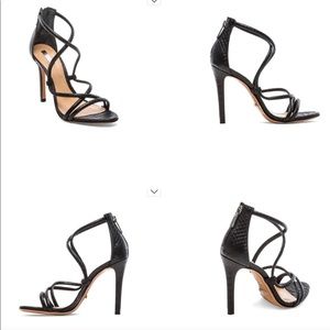 SCHUTZ Brazillian Black Snake Print heel - 7